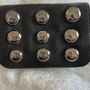 Women’s leather clutch bag